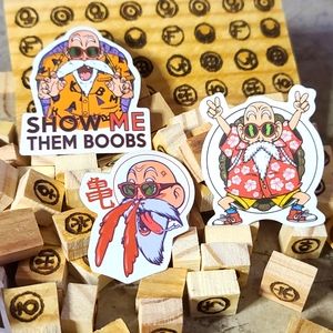 Master Roshi DragonBall Stickers